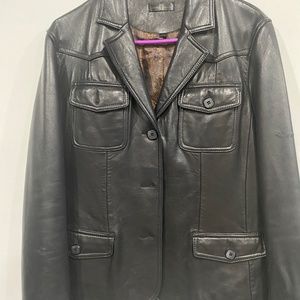 Vintage Wilsons Leather Womens Jacket Sz L